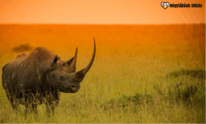 Az orrszarvú a Föld legnagyobb szárazföldi emlősei közé tartozik.